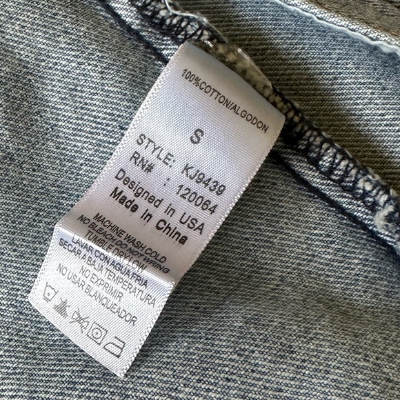 Distressed Jean Jacket - Picture 3 of 3